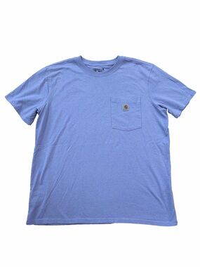 Carhartt Women’s Size XL Extra Large Short Sleeve Loose Fit Pocket T-Shirt Lilac
